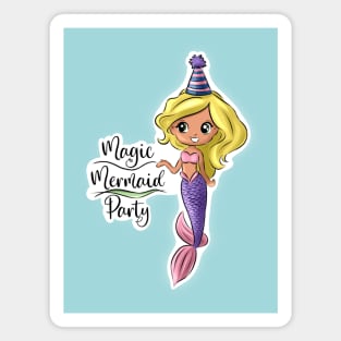Mermaid party Magnet